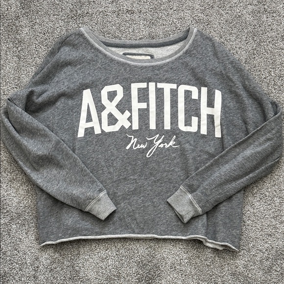 A&F Cropped Sweatshirt - Picture 1 of 2